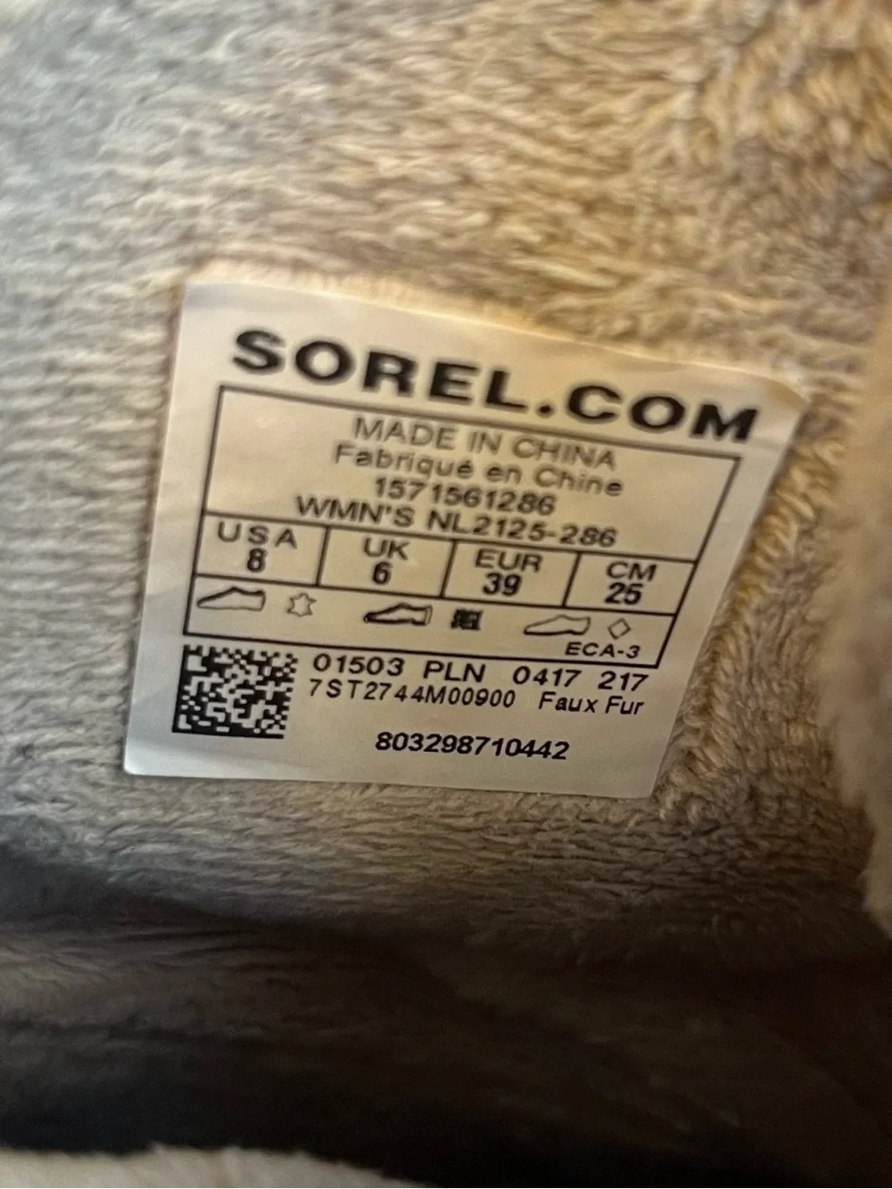 Sorel Womens Brown Winter Fancy Lace II Waterproof Winter Boot Size 8